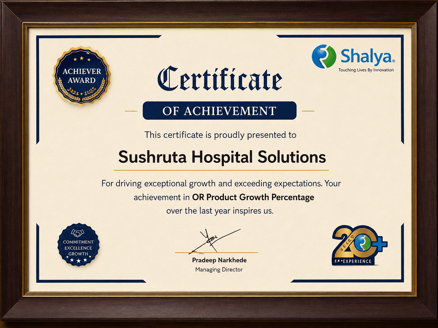 Shalya Achiever Award 2025