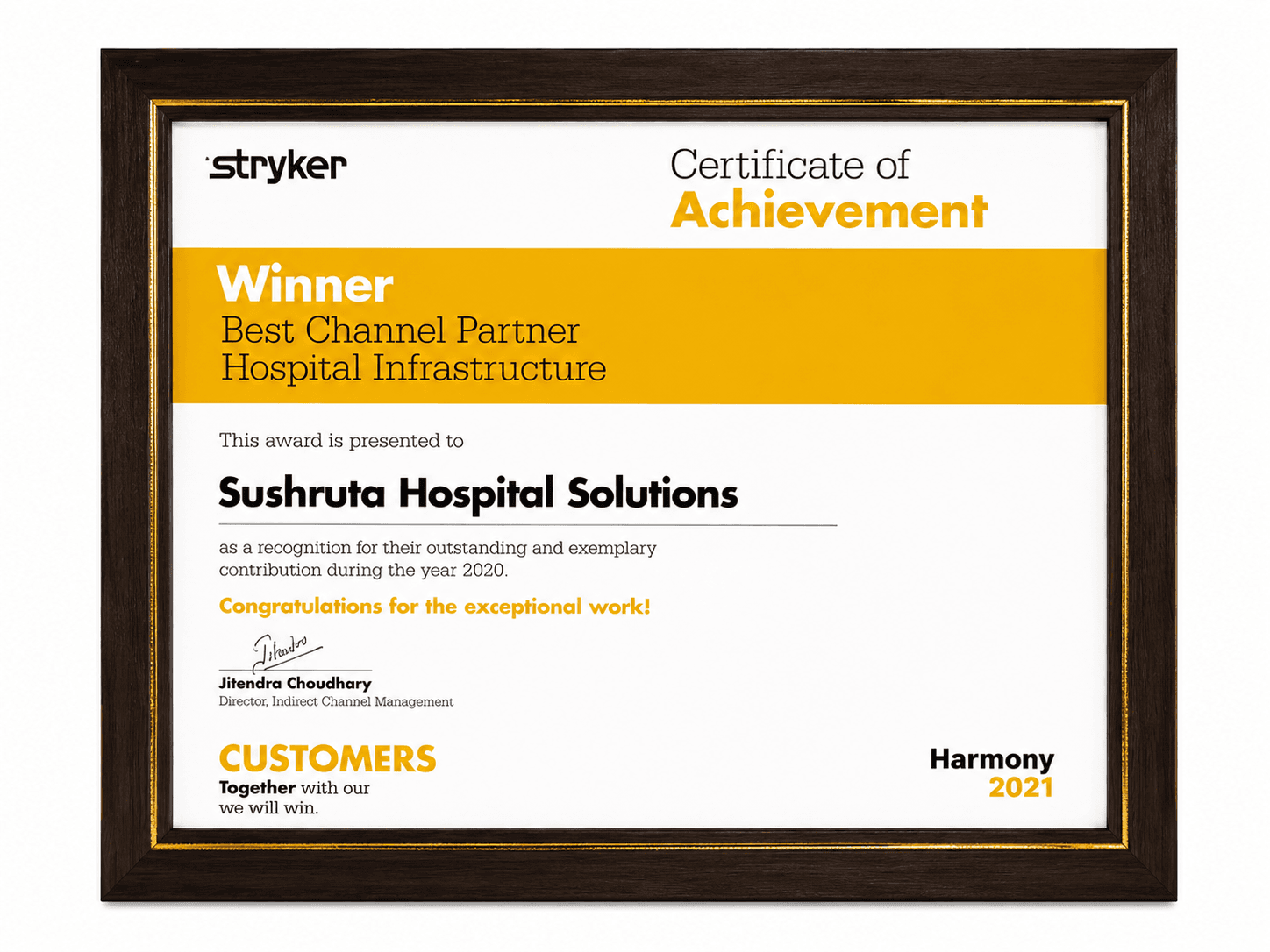 Best Channel Partner – Hospital Infrastructure 2021